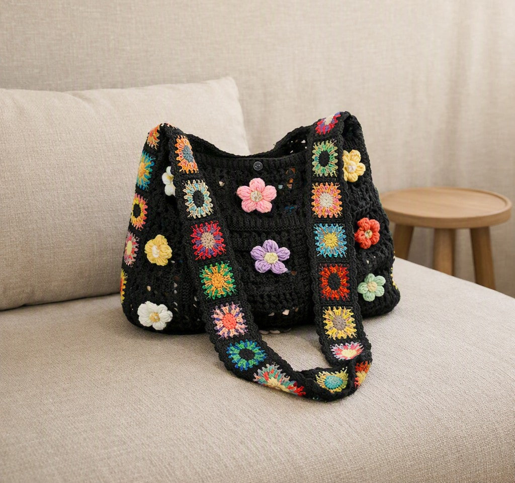 Bolso de tejido crochet